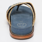 Sandalias Caelum - Denim Blue+Beige