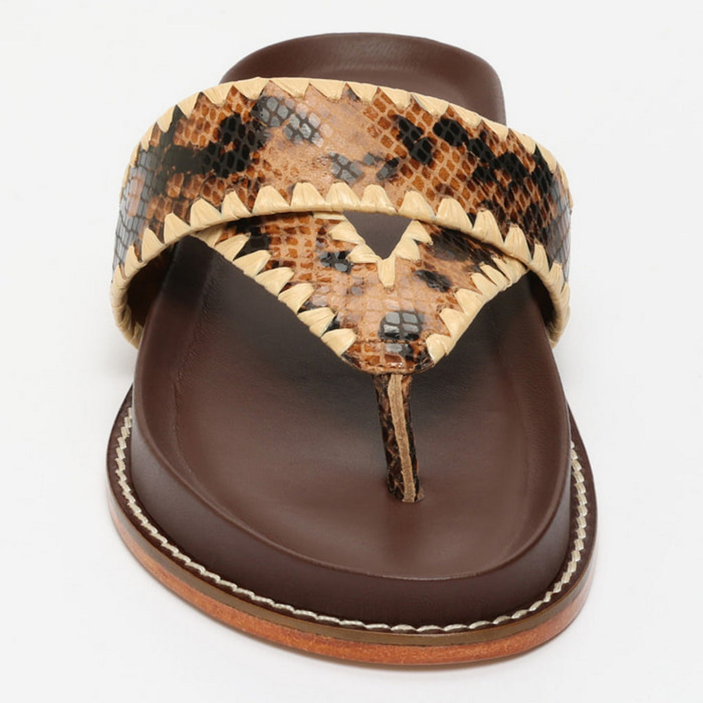 Sandales Caelum - Brown Snake+Beige