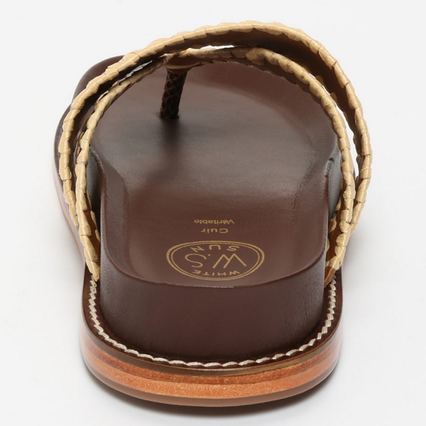 Sandales Caelum - Brown Snake+Beige
