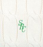 Src Cableknit Jumper - Cream/Clean Mint - Women