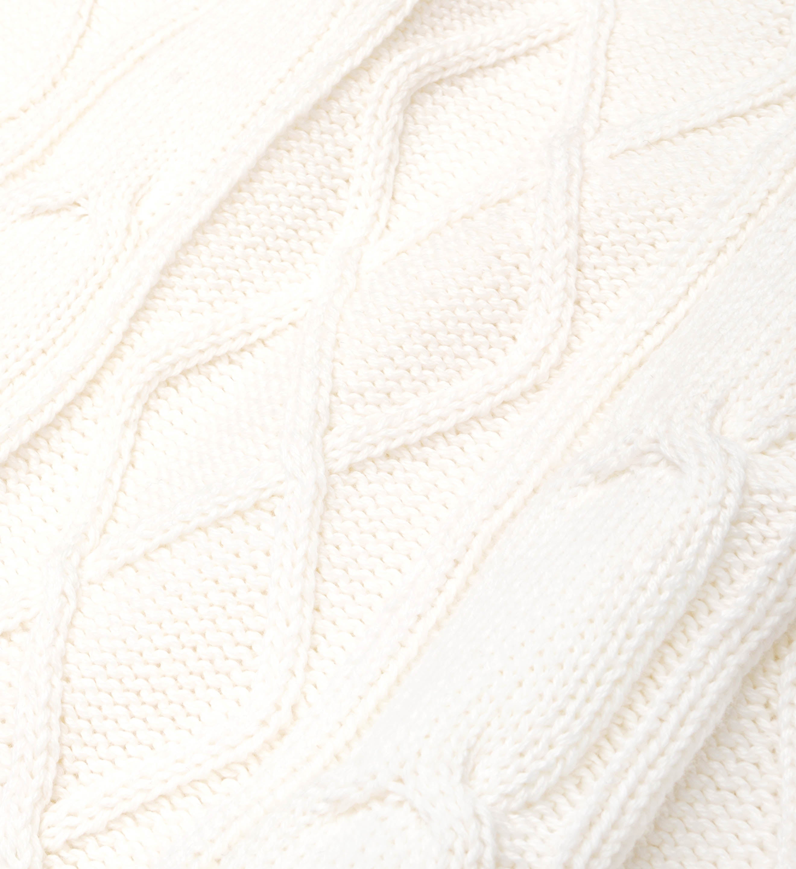 Src Cableknit Jumper - Cream/Clean Mint - Women