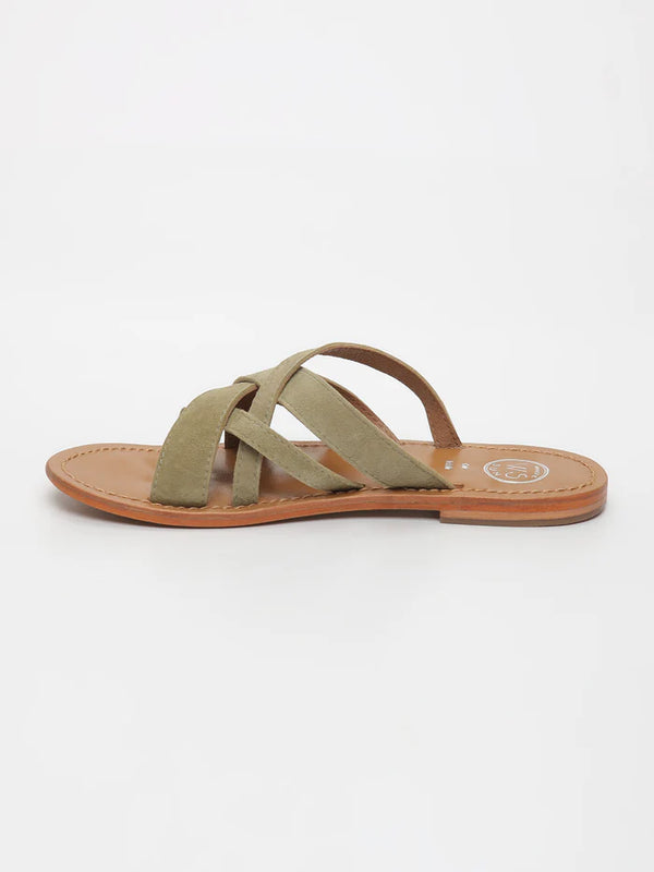 Clot Mules - Light Khaki