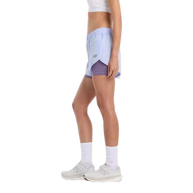 Pantalón corto de mujer New Balance SPORT 2-EN-1 3