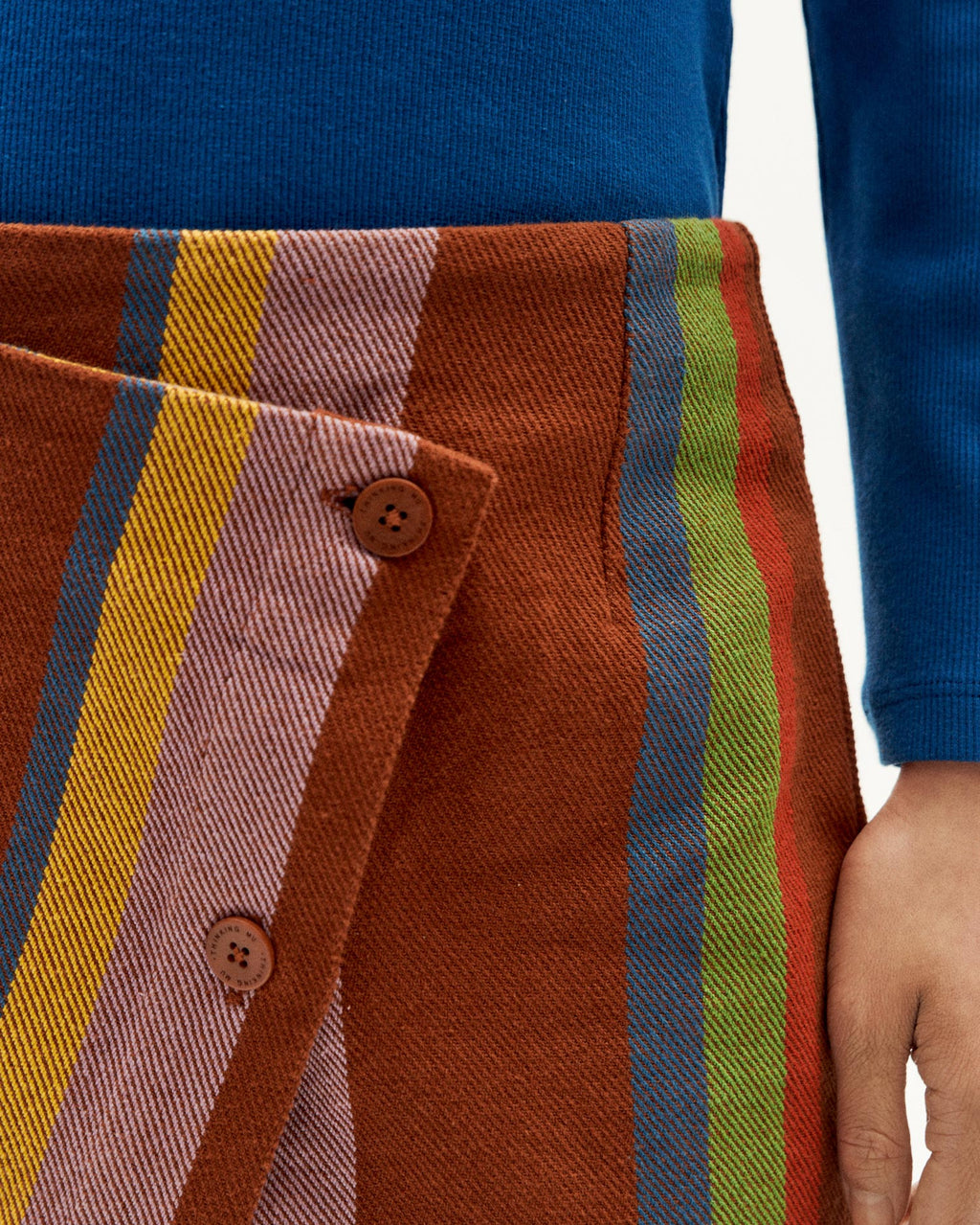 Charlie Iggy Blanket Skirt - Brown