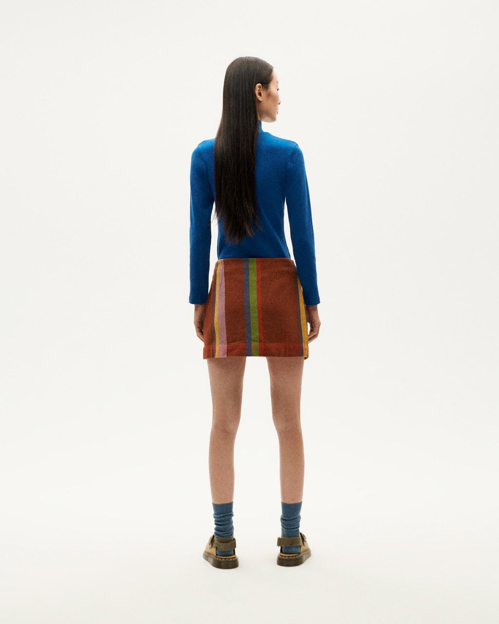 Charlie Iggy Blanket Skirt - Brown