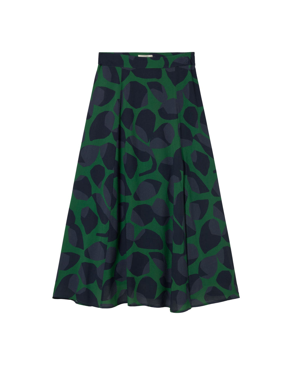 Falda verde hoja Tora sostenible - silueta 2