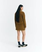 Kimmy Corduroy Mini Skirt - Brown