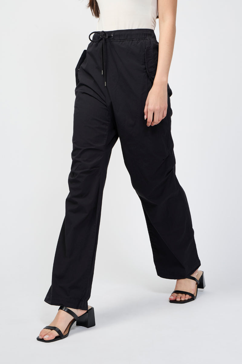 Pantalon Suplima Poplin Wide Leg - Noir - Femme