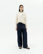 Sudadera capucha blanca sol tipo Valeria sostenible-2