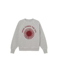 Sudadera gris retro sol Bonnie sostenible - silueta 1