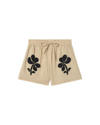 Pantalón corto Marygold Geranio sostenible crudo - silueta 1