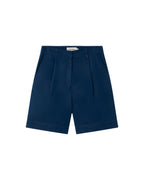 Short azul hemp Lia sostenible - silueta 1