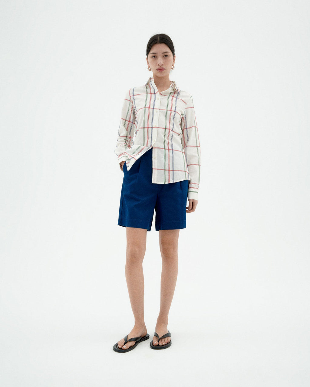 Short azul hemp Lia sostenible-2