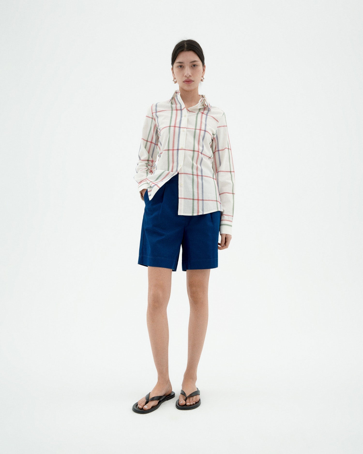Short azul hemp Lia sostenible-2