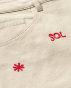Cadena corta de sol crudo Luisa sostenible - silueta 2