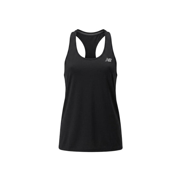 New Balance Women's Tank Tops Wt4122 - Black/China Gray