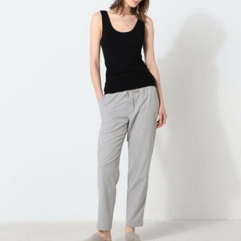 Débardeur Tencel Cachemire À Encolure Dégagée - Noir - Femme