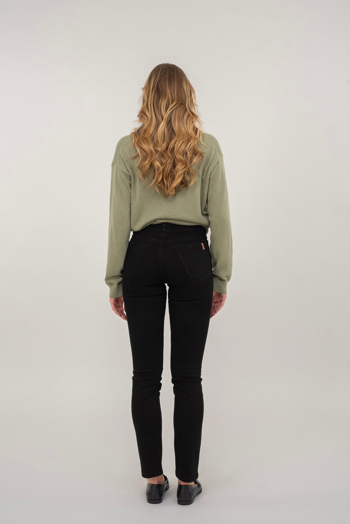 Klassiske Bukser Nerium Denim - Sort - Dame