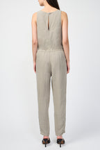 Combinaison Tencil Linen Blend Romper - Silt Pigment - Femme