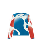 Top spray multicolor Brisa sostenible - silueta 1