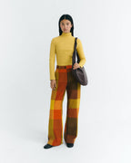 Aine Hemp Roll-Neck Top - Yellow