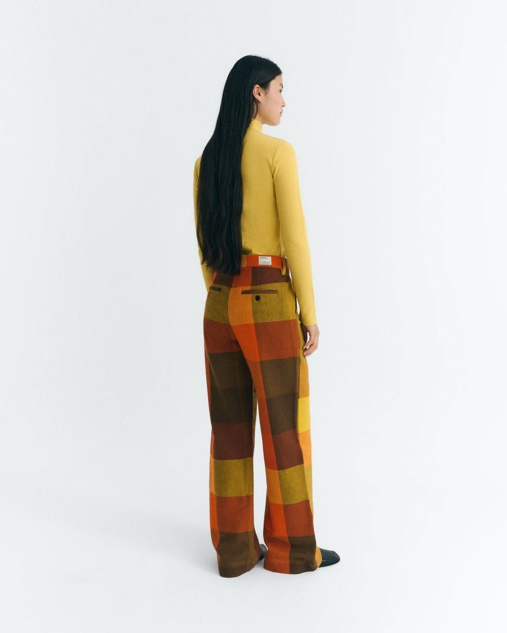 Aine Hemp Roll-Neck Top - Yellow