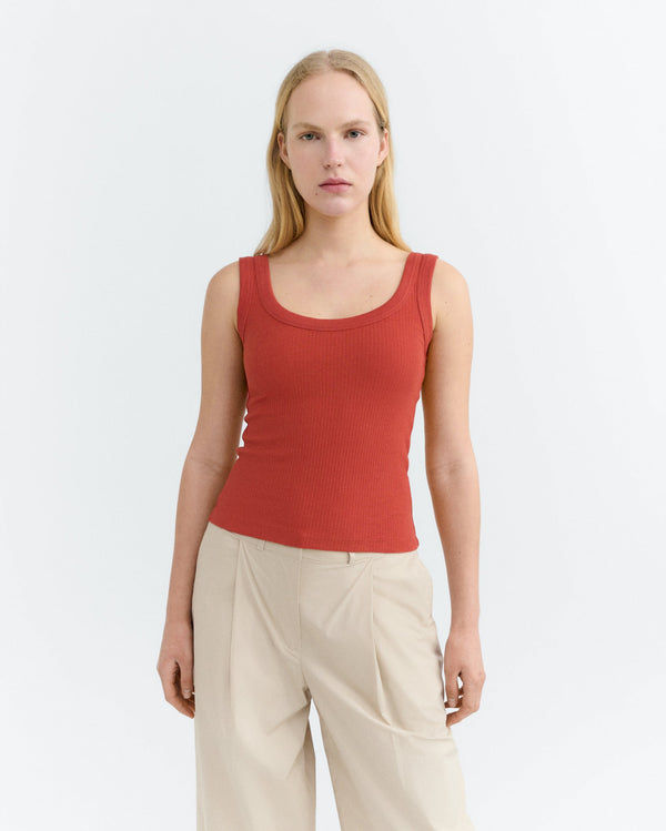 Top rib red Julia sostenible - 2