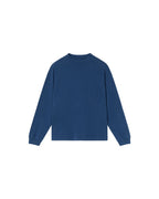 Blue hemp thick T-shirt Freire sustainable - silhouette 1