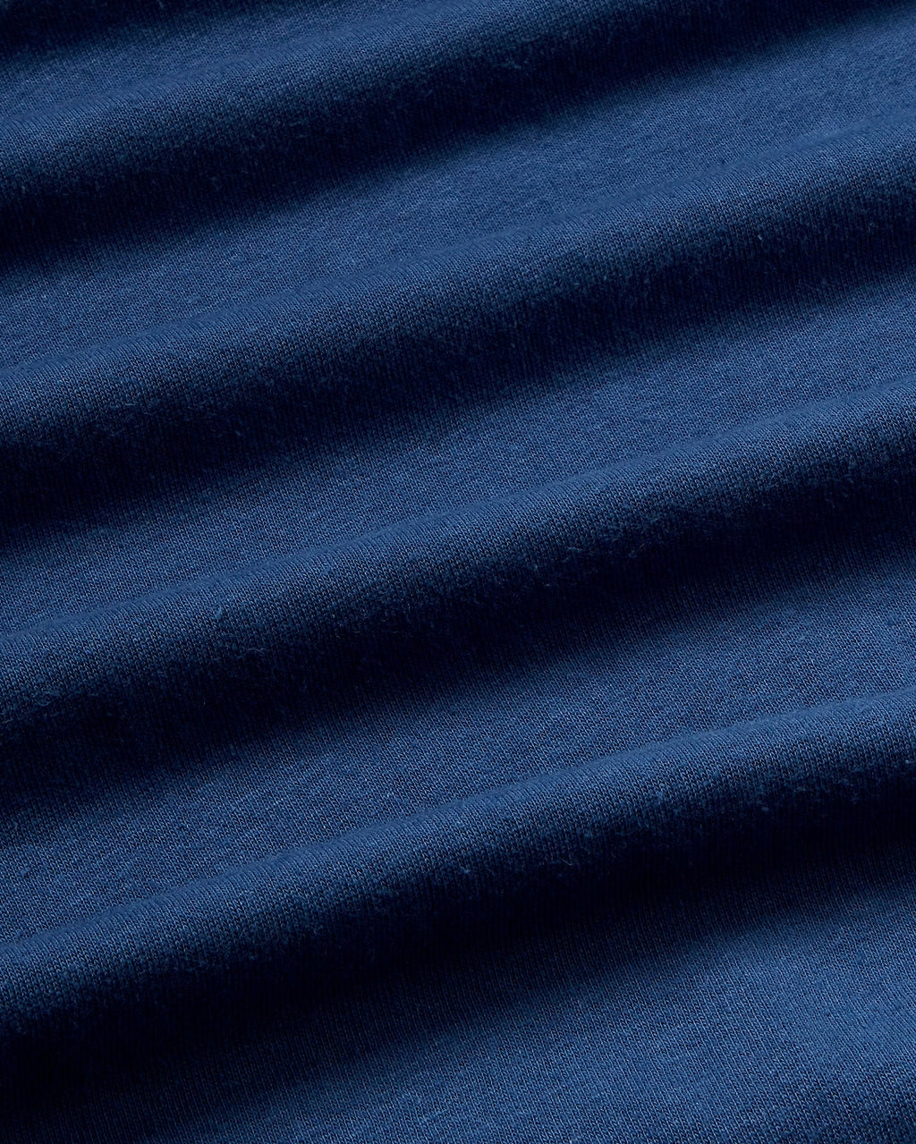 Thick blue hemp Freire sustainable t-shirt - silhouette 2