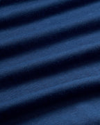 Thick blue hemp Freire sustainable t-shirt - silhouette 2