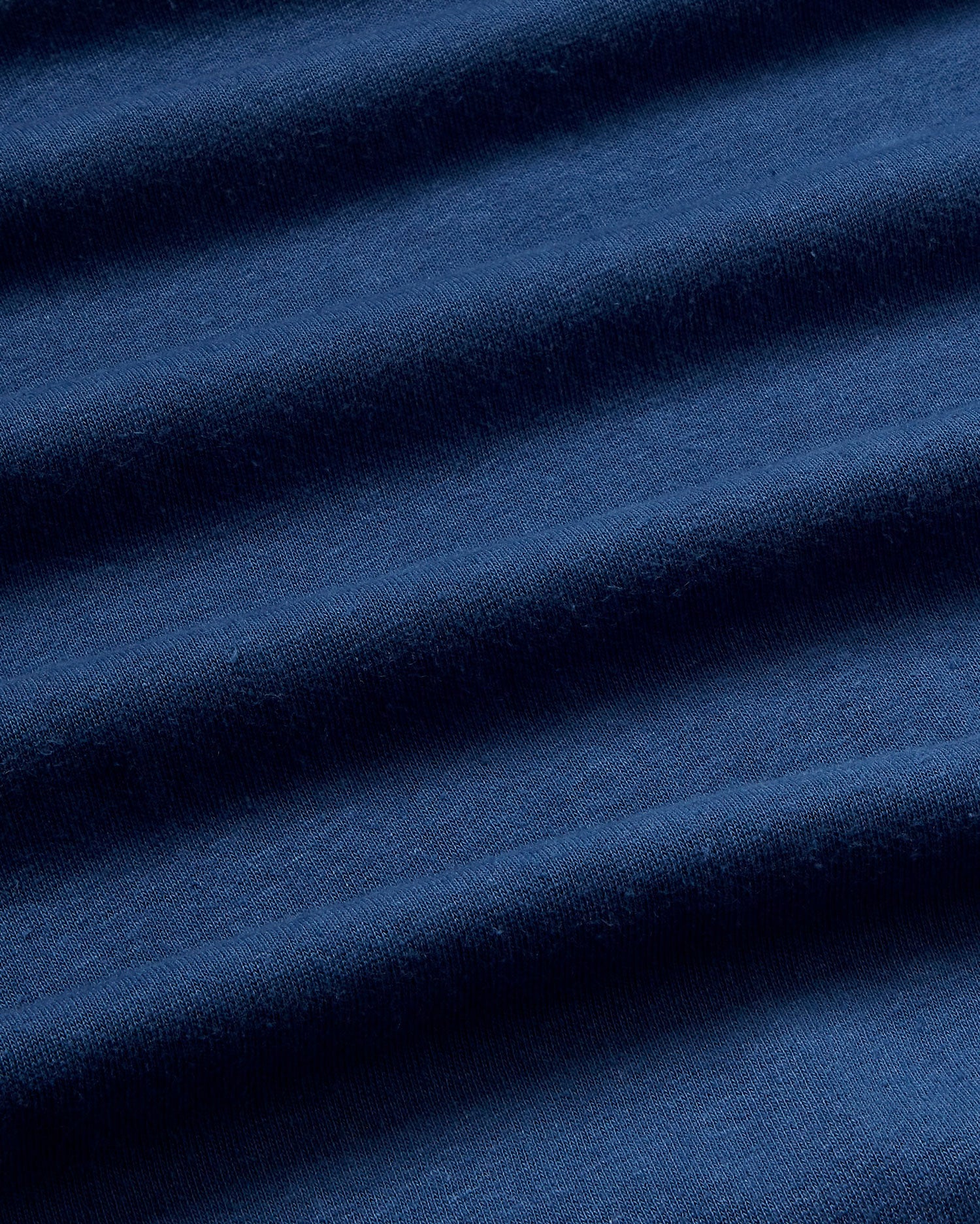 Thick blue hemp Freire sustainable t-shirt - silhouette 2