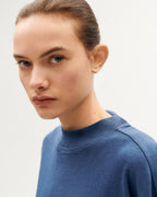 Freire sustainable blue hemp thick T-shirt-3