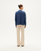 Blue hemp thick T-shirt Freire sustainable-4