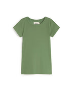 Camiseta slim verde Mirna-R sostenible silueta - 1