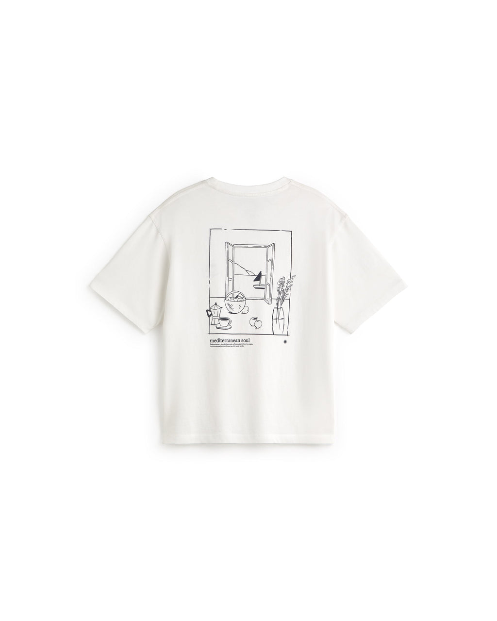 Camiseta window view Lucia sostenible silueta - 3
