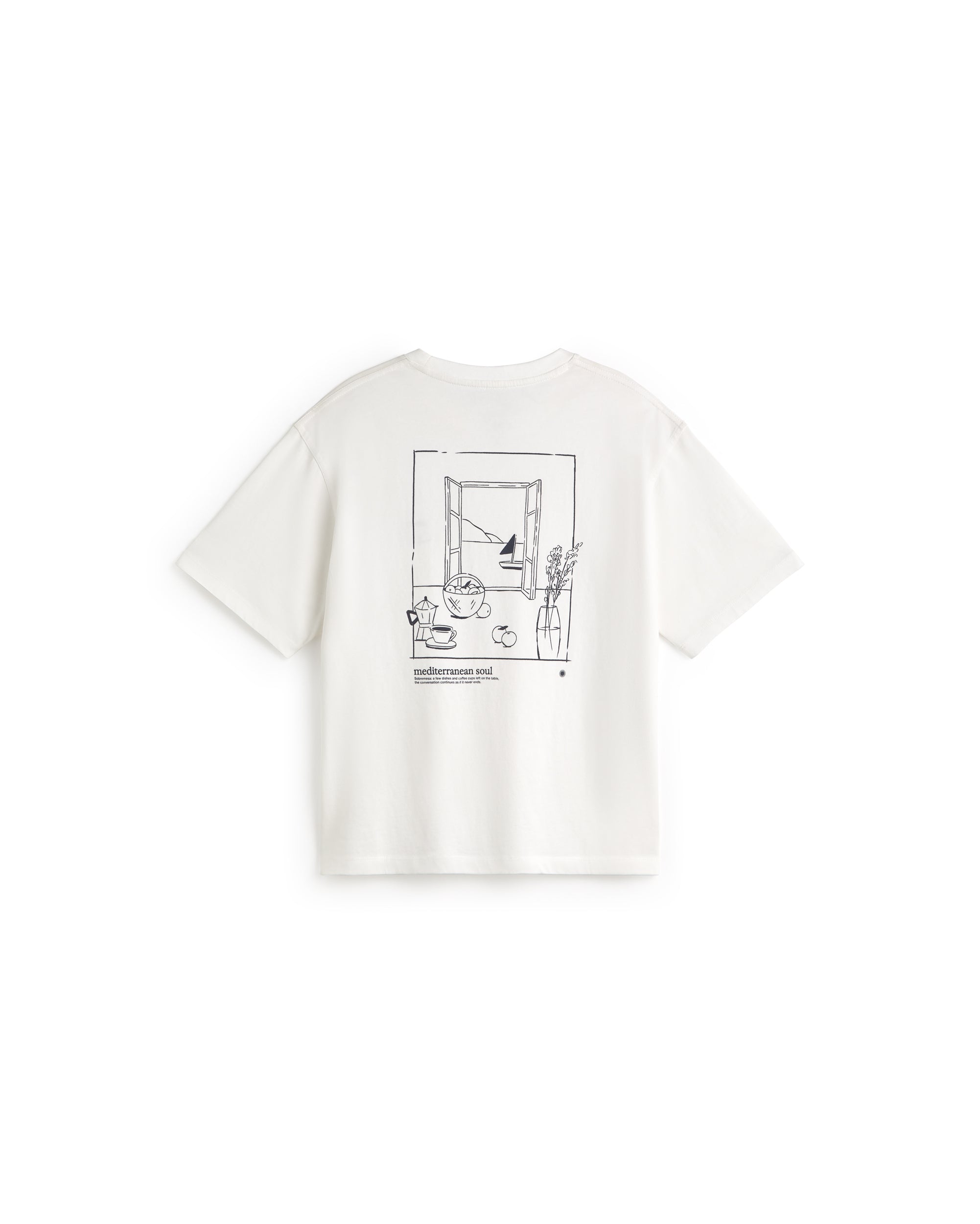 Camiseta window view Lucia sostenible silueta - 3