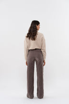 Pantalón Flare Scille Smooth - Taupe - Mujer