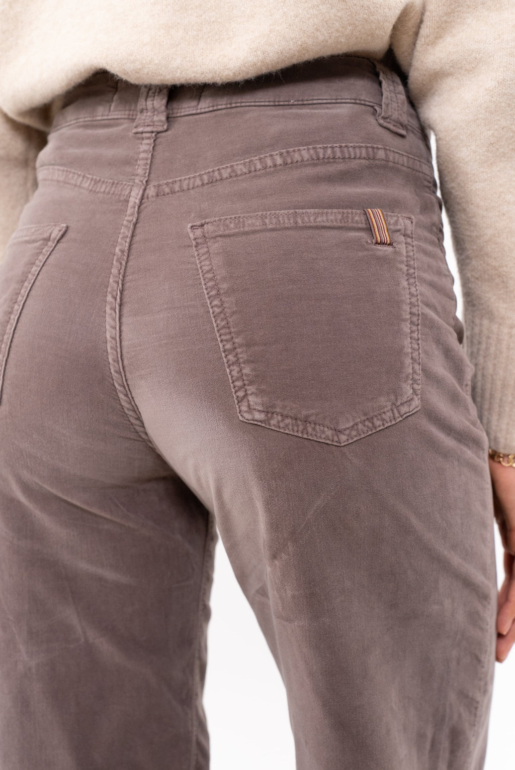 Pantalón Flare Scille Smooth - Taupe - Mujer