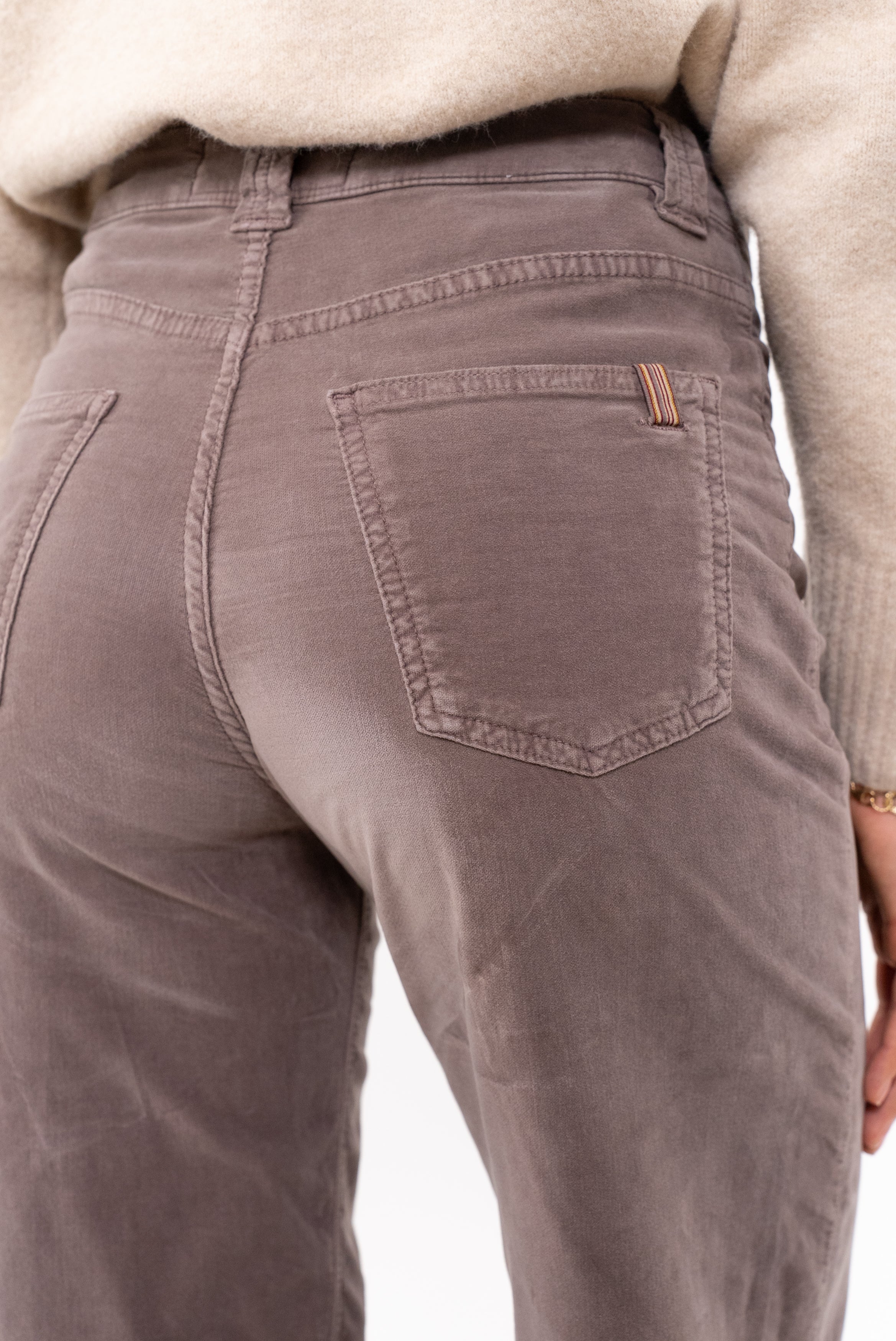 Pantalón Flare Scille Smooth - Taupe - Mujer