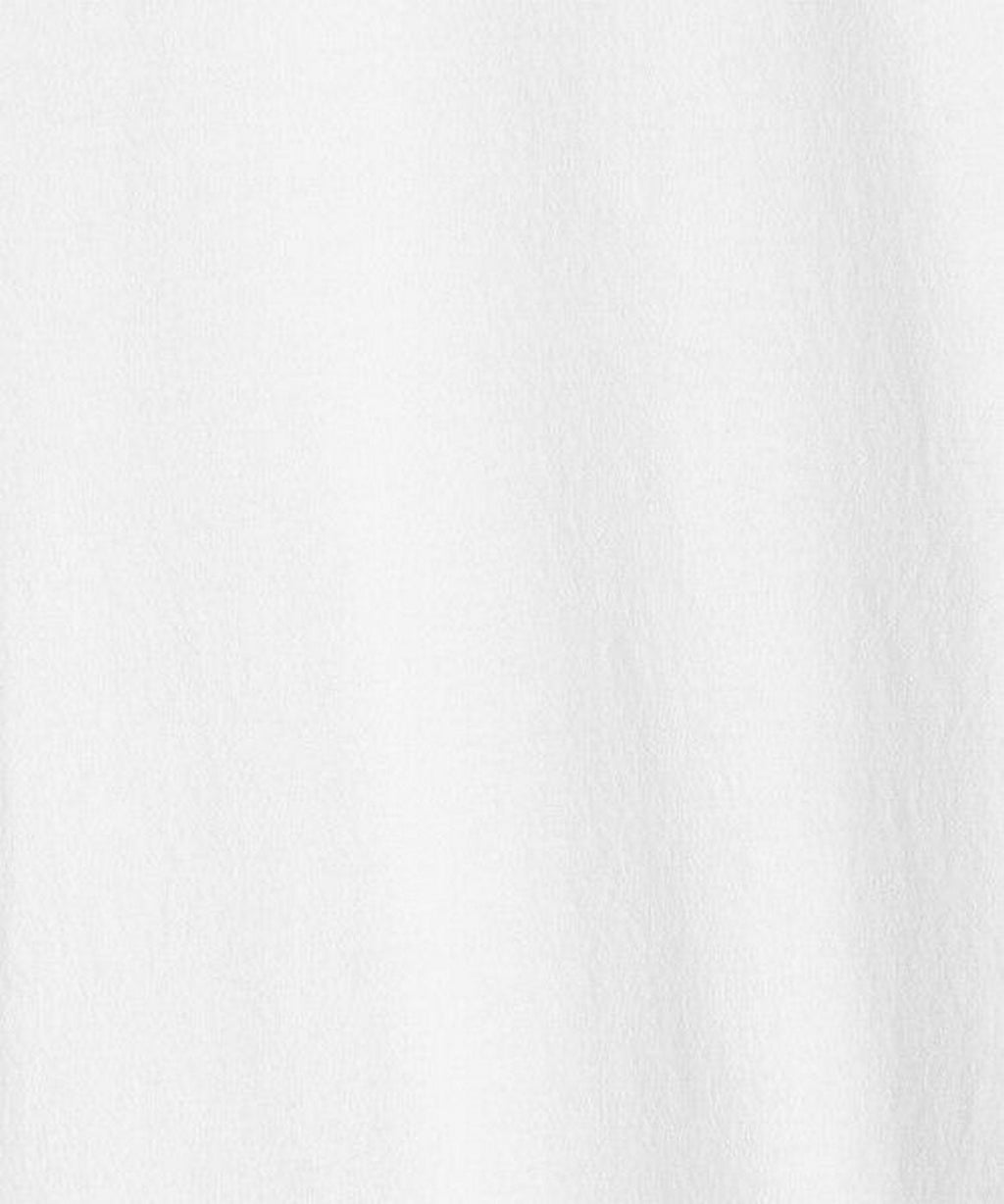 Oversized Short-Sleeve Crêpe T-Shirt - White - Women