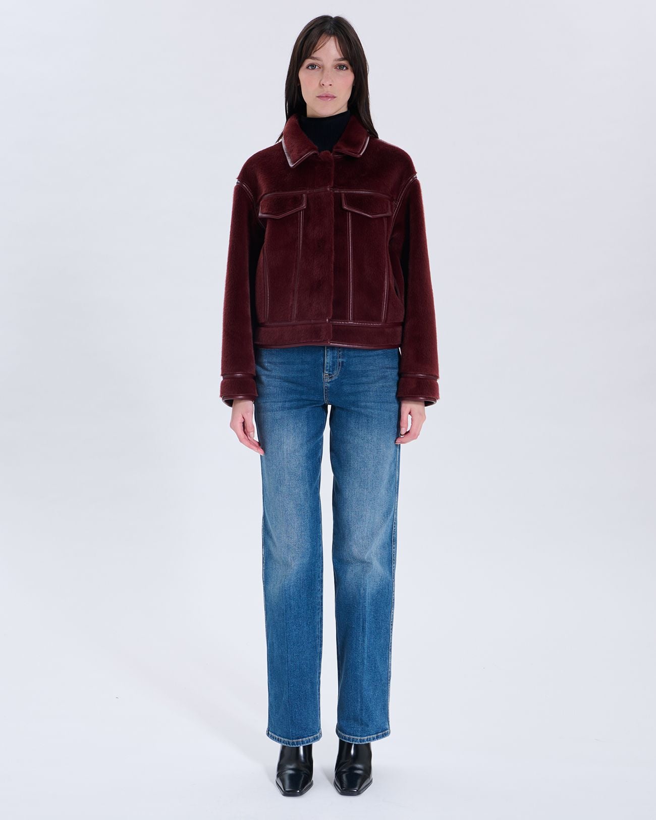 Veste réversible grenat_3