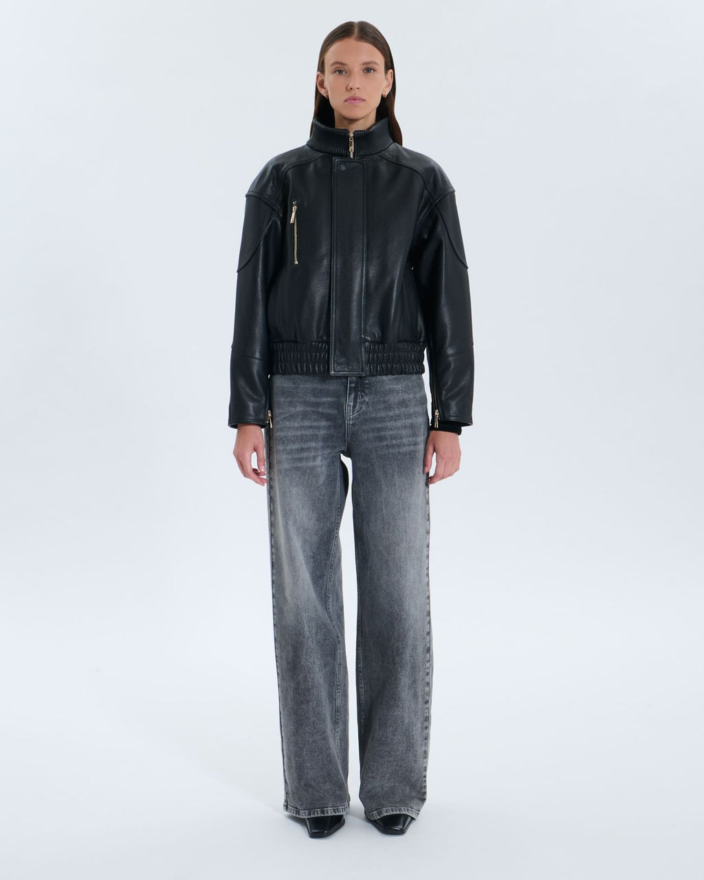 Veste Bryan noire en cuir_5