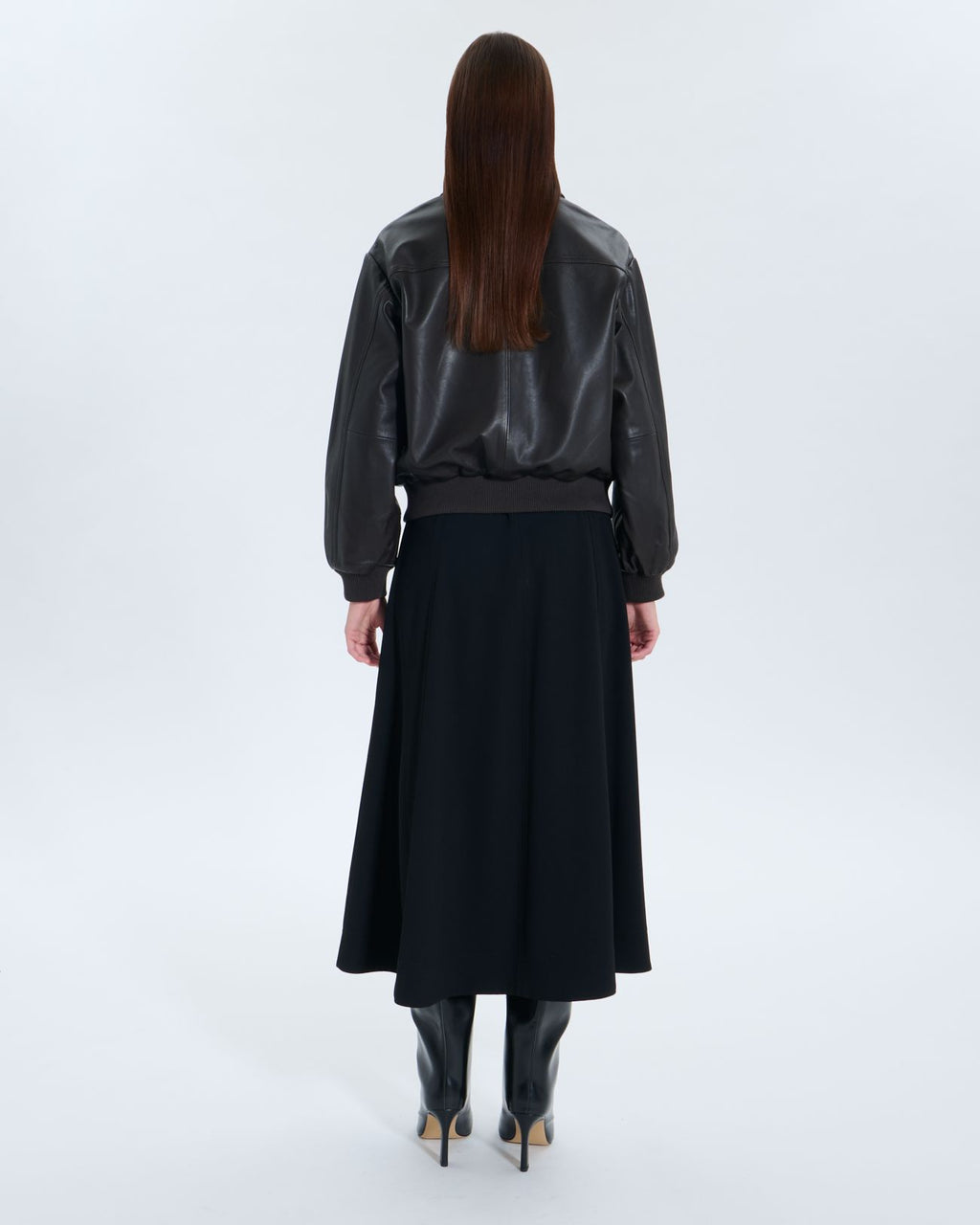 Chaqueta de cuero Virgile chocolate_3