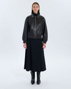 Chaqueta de cuero Virgile chocolate_4