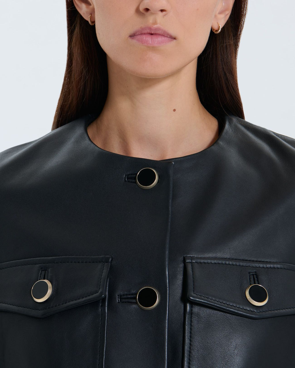 Volia black leather jacket_2