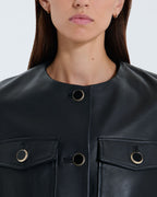Volia black leather jacket_2