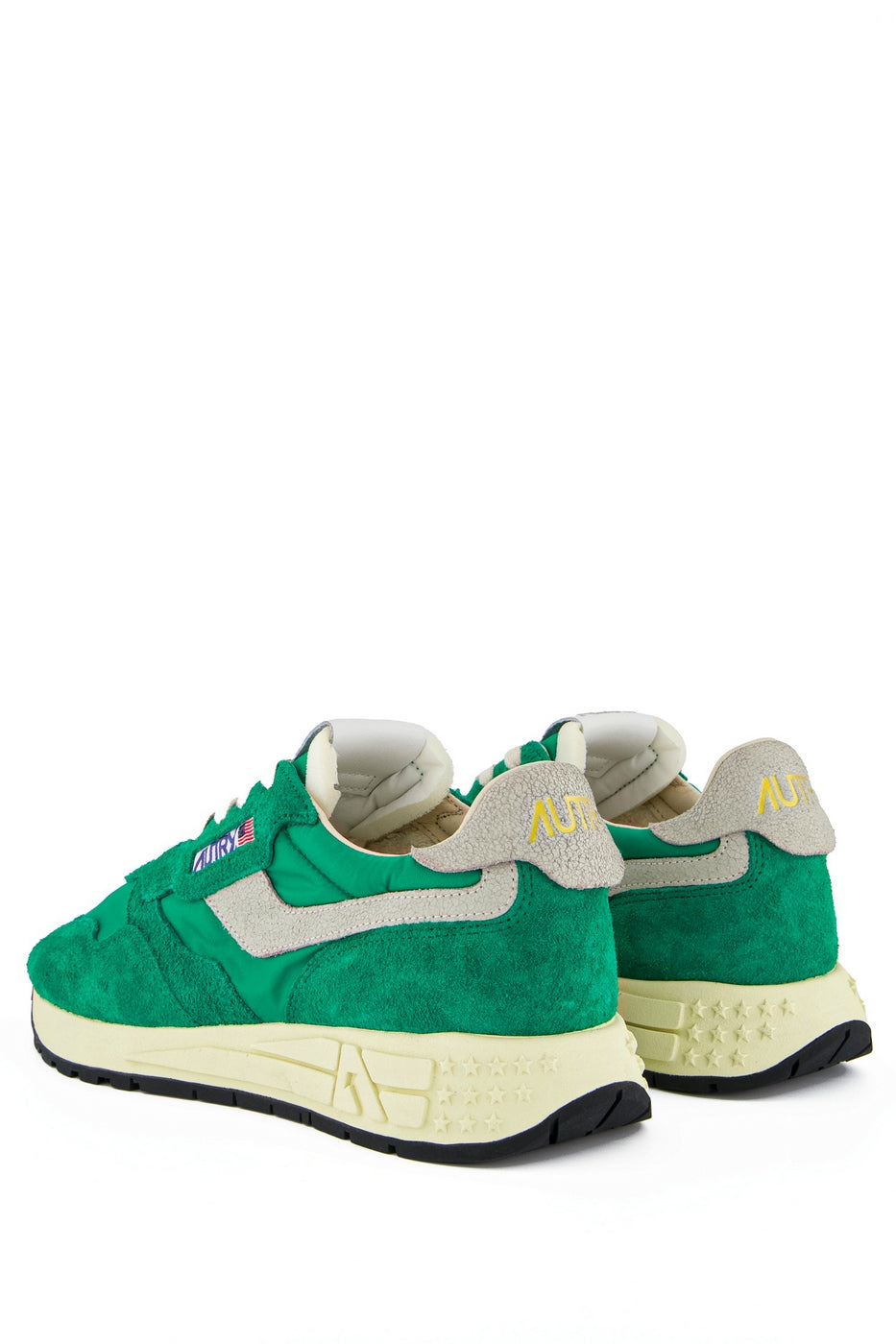 Autry - Reelwind Trainers - Nylon/Crack Wht/Green