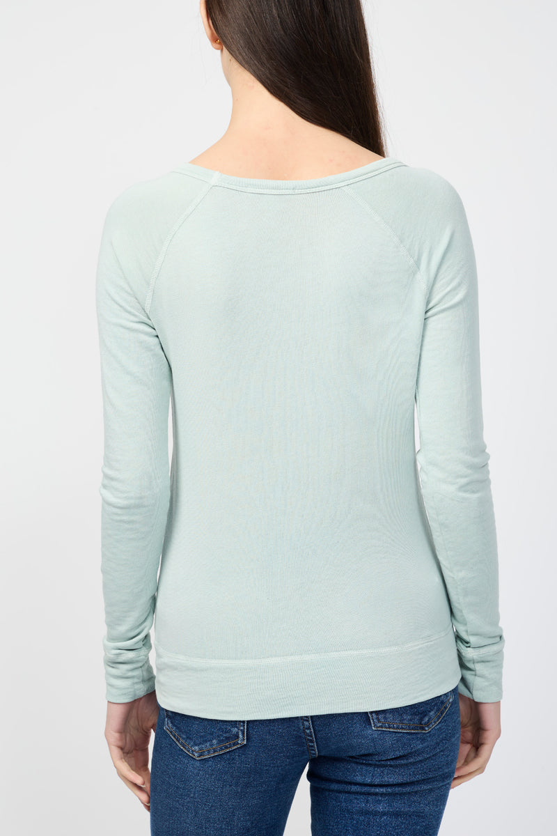 Classic L/S Raglan Sweatshirt - Lucite Pigment - Femme