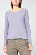 Classic L/S Raglan Sweatshirt - Soft Lavendar Pigment - Femme
