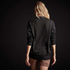 James Perse - Button Up Cardigan - Black - Femme